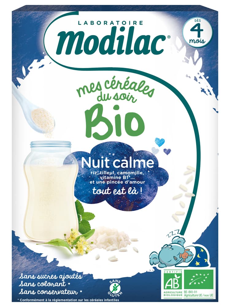 Modilac Céréales Bio Nuit Calme 250 g