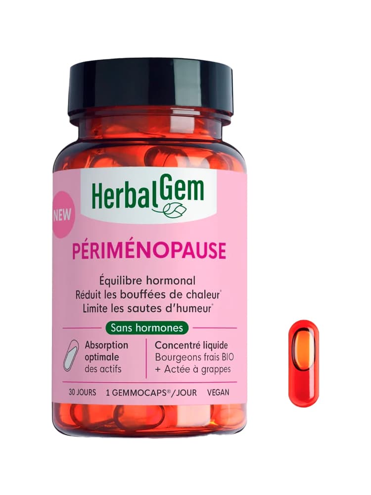 HerbalGem Périménopause Équilibre Hormonal 30 Gélules