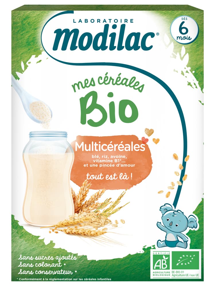 Modilac Céréales Bio Multi Céréales 250 g