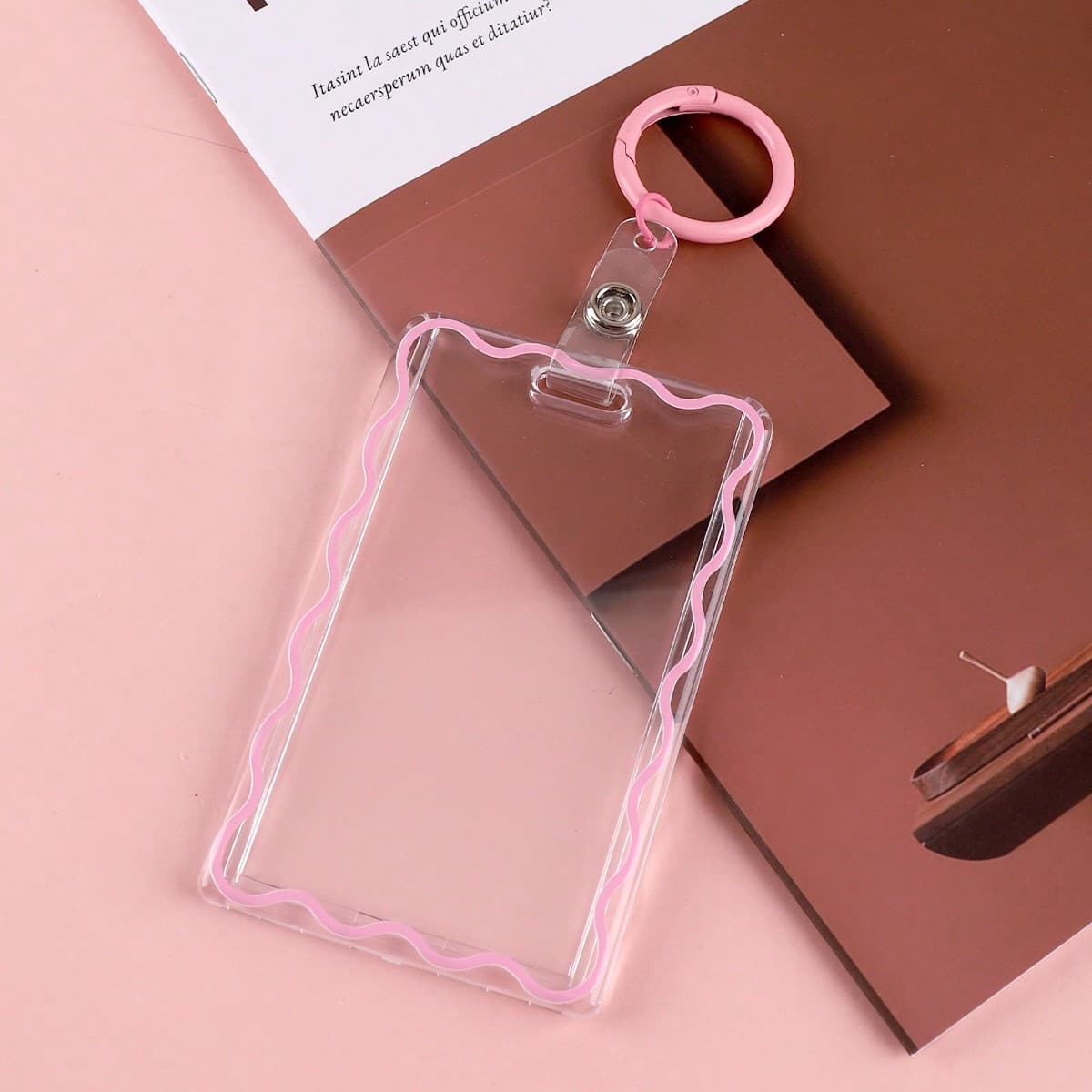 Porte-cartes de visite créatif, Porte-cartes repas, Protecteur de carte photo Ins, Housse de protection de carte de travail/jeu pour ID sac