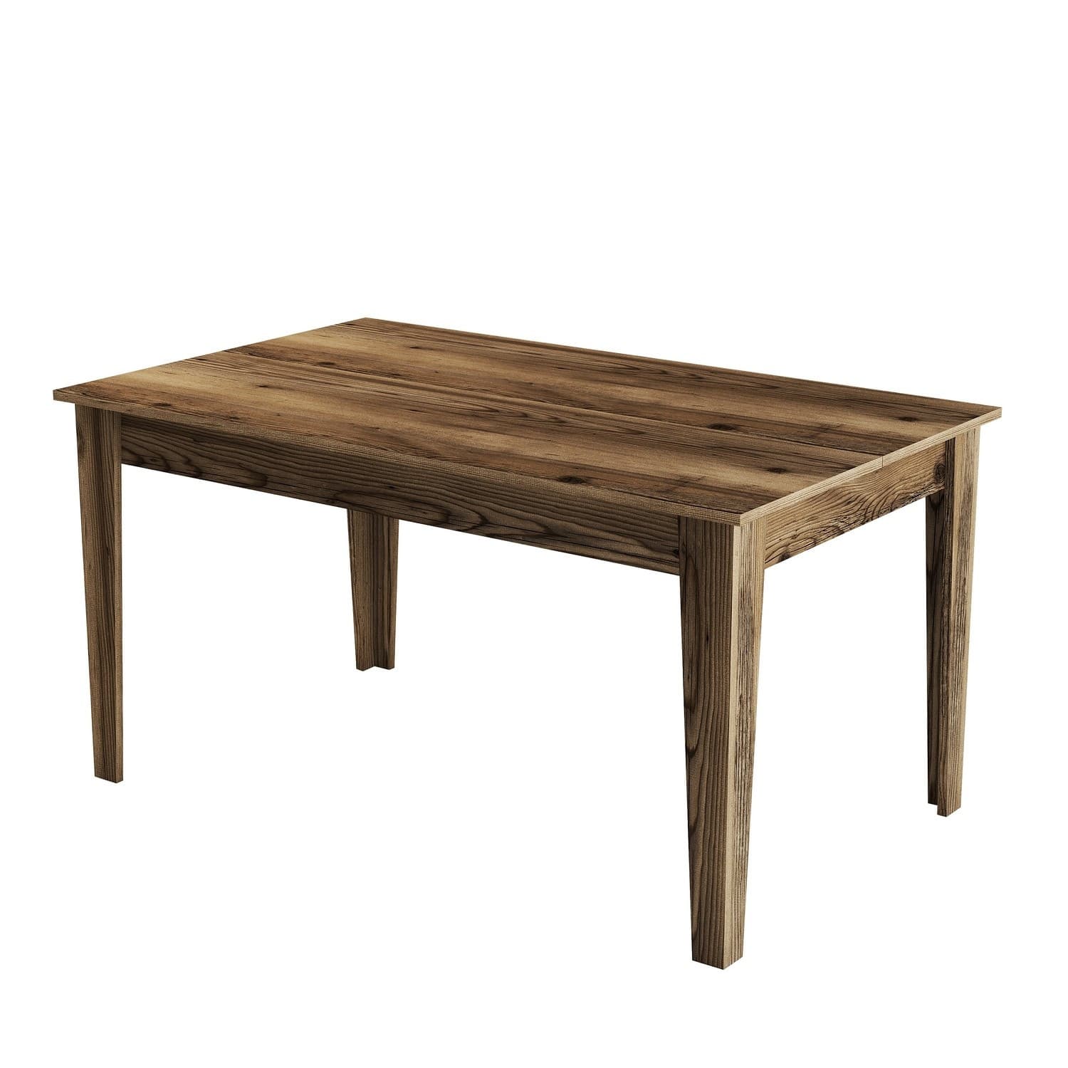 Table de repas en bois "Milan500" - 145 x 88 x 75 cm - Marron
