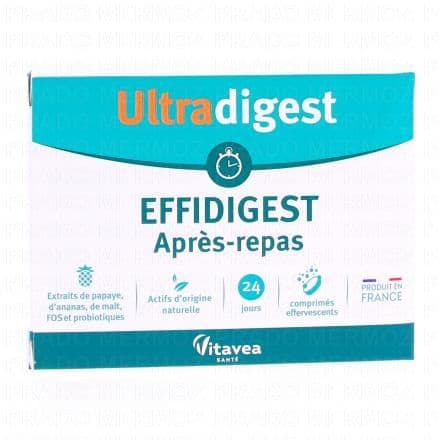 VITAVEA UltraDigest Effidigest Après-repas 24 comprimés